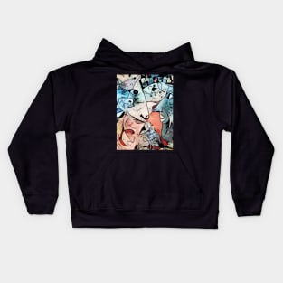 Miro meets Chagall (I and the village) Kids Hoodie